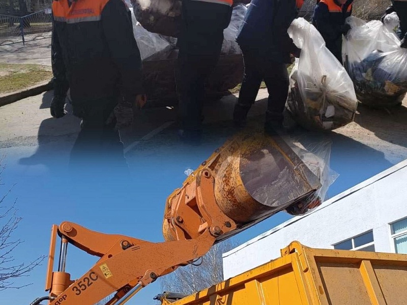 Могилевские лифтостроители активно включились в апрельский субботник - 2026!