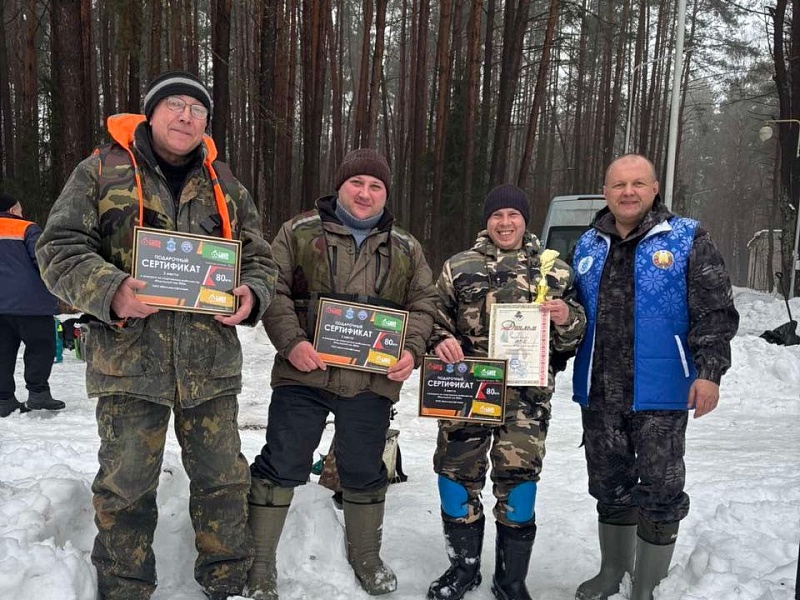 Определены лучшие рыбаки ОАО "Могилевлифтмаш" 