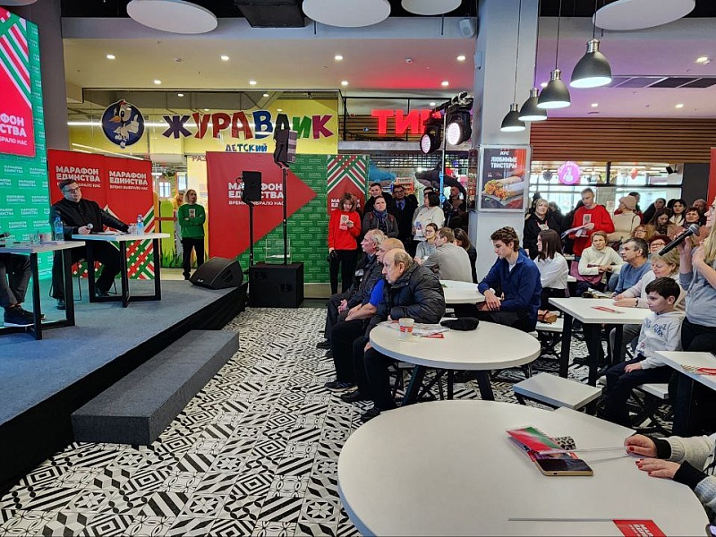 Лифтосроители активные участники мероприятий в рамках "Марафона единства"