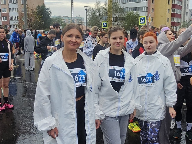 Лифтостроители на Могилевском международном марафоне!