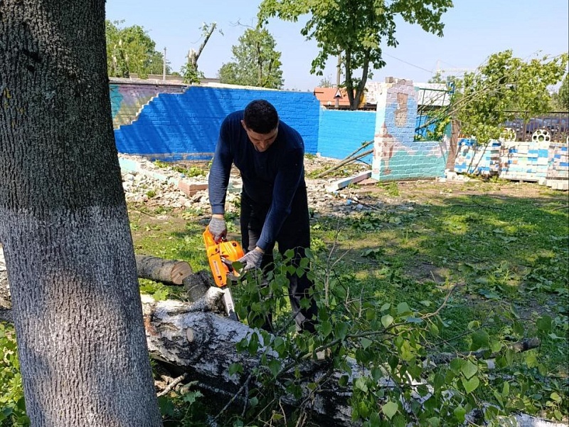 МОЛОДЕЖЬ МОГИЛЕВЛИФТМАШ СПЕШИТ НА ПОМОЩЬ ПОДШЕФНОМУ САДУ