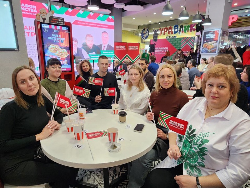 Лифтосроители активные участники мероприятий в рамках "Марафона единства"