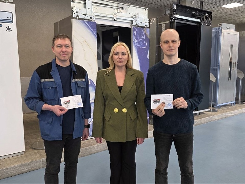 ОАО «Могилевлифтмаш» чествует настоящих железных людей! 