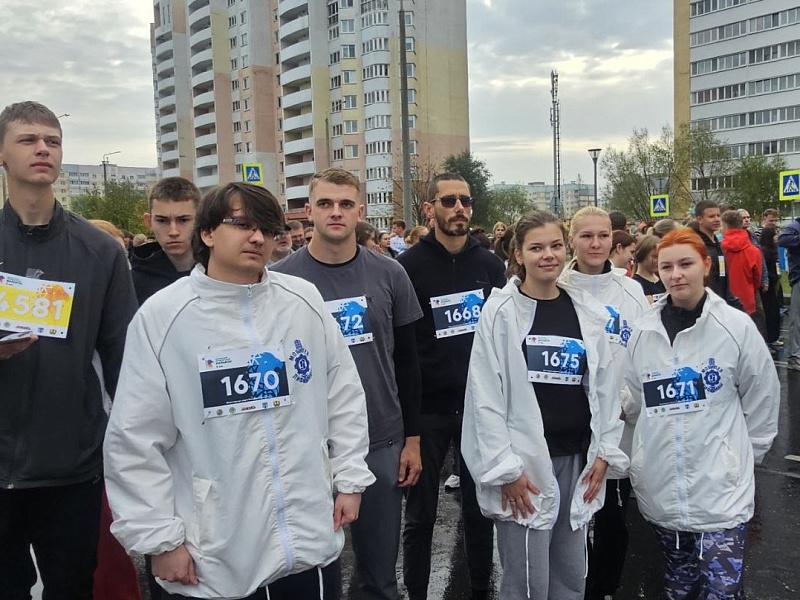 Лифтостроители на Могилевском международном марафоне!