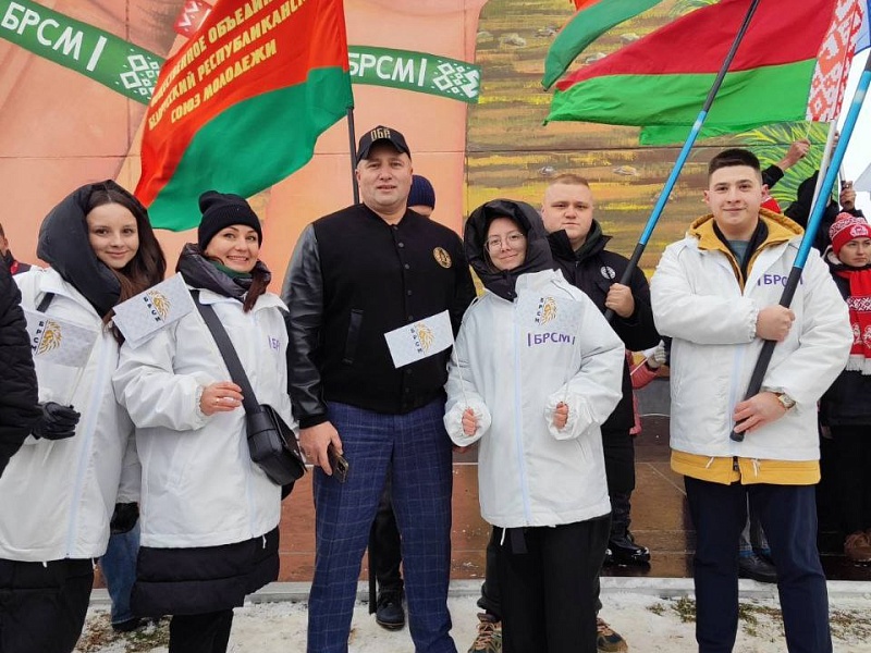 Лифтосроители активные участники мероприятий в рамках "Марафона единства"