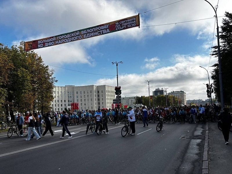 В ритме с городом — «Могилевлифтмаш» на большом велопробеге!