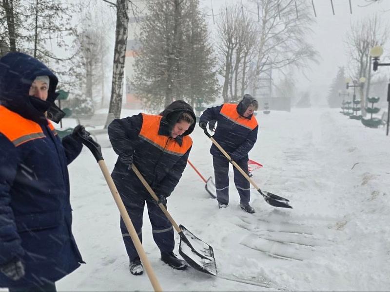 Зима под контролем: уборка снега в разгаре!