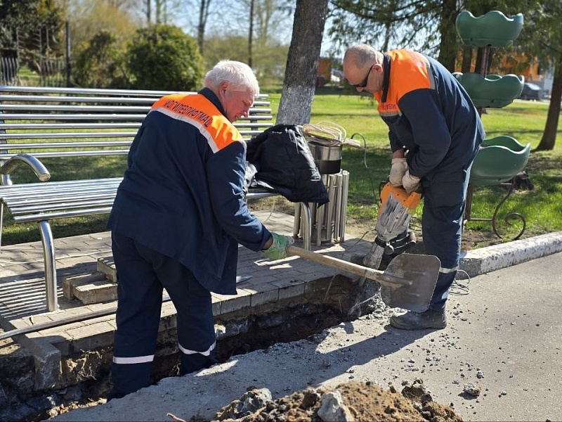Хозяйский подход: коллектив ОАО «Могилевлифтмаш» благоустраивает заводскую территорию