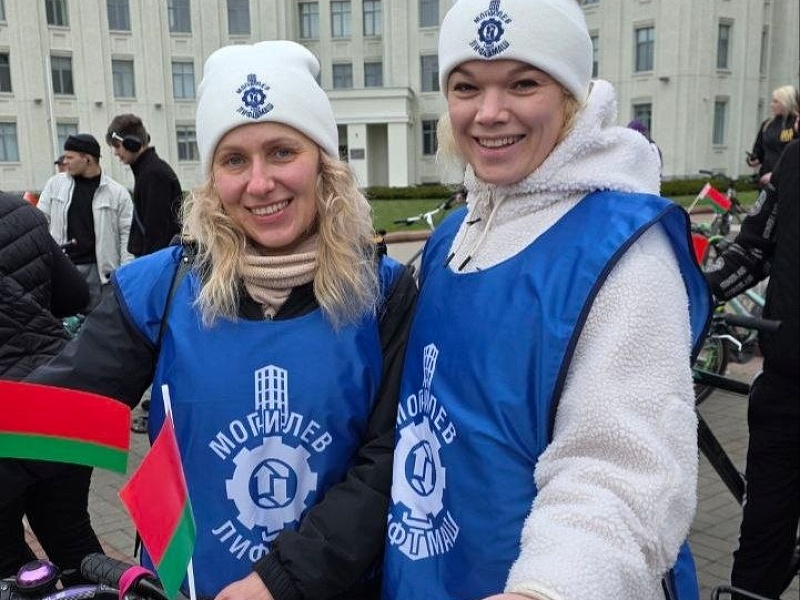 В ЕДИНОМ РИТМЕ С ГОРОДОМ: «МОГИЛЕВЛИФТМАШ» НА БОЛЬШОМ ВЕЛОПРОБЕГЕ!