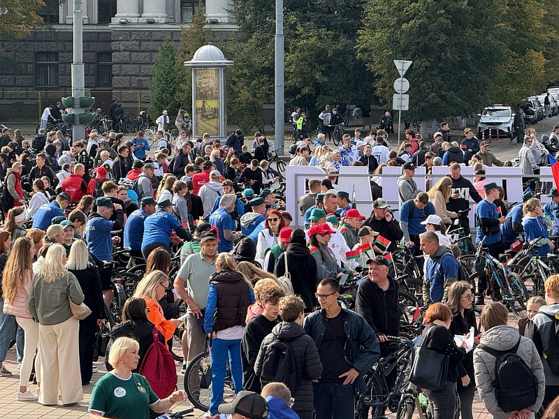 В ритме с городом — «Могилевлифтмаш» на большом велопробеге!