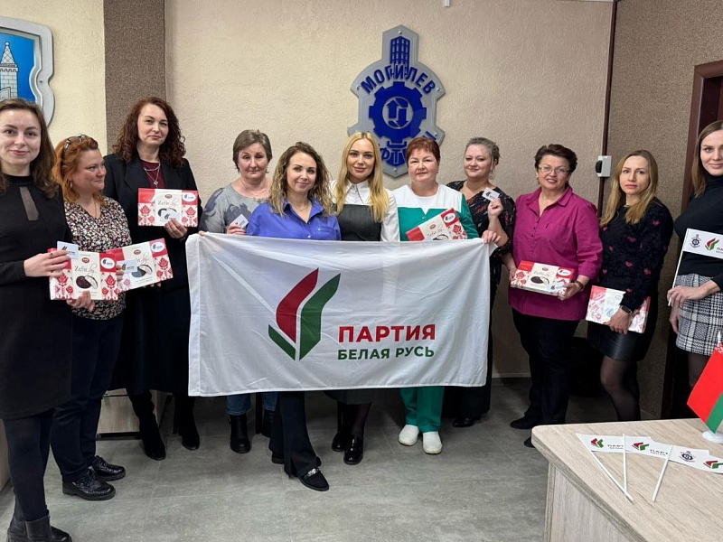 Новые члены "Белой Руси" в рядах работников "Могилевлифтмаш"
