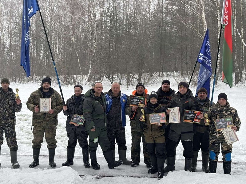 Определены лучшие рыбаки ОАО "Могилевлифтмаш" 
