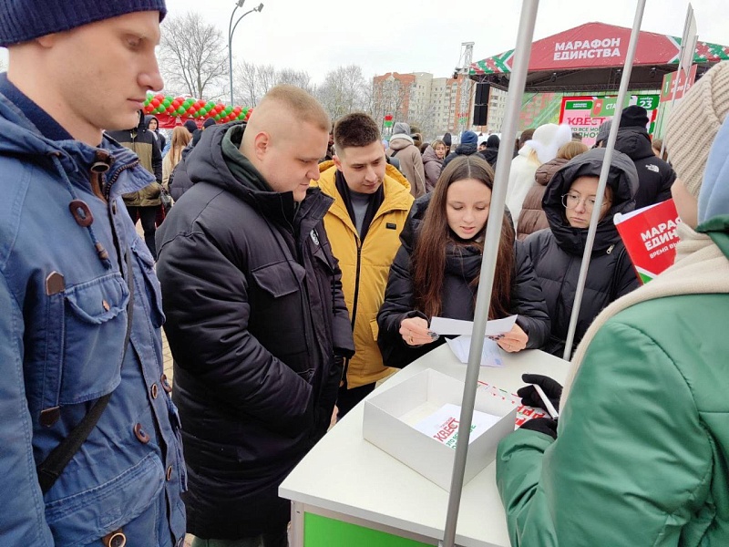 Лифтосроители активные участники мероприятий в рамках "Марафона единства"